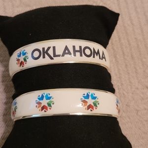 Rustic Cuff Oklahoma bracelets